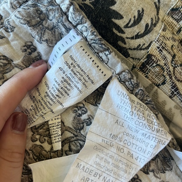 Pottery Barn Tessa Handcrafted Linen/Cotton Quilt - Picture 8 of 8